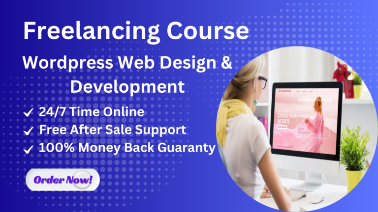 Freelancing Course: Website design & development
